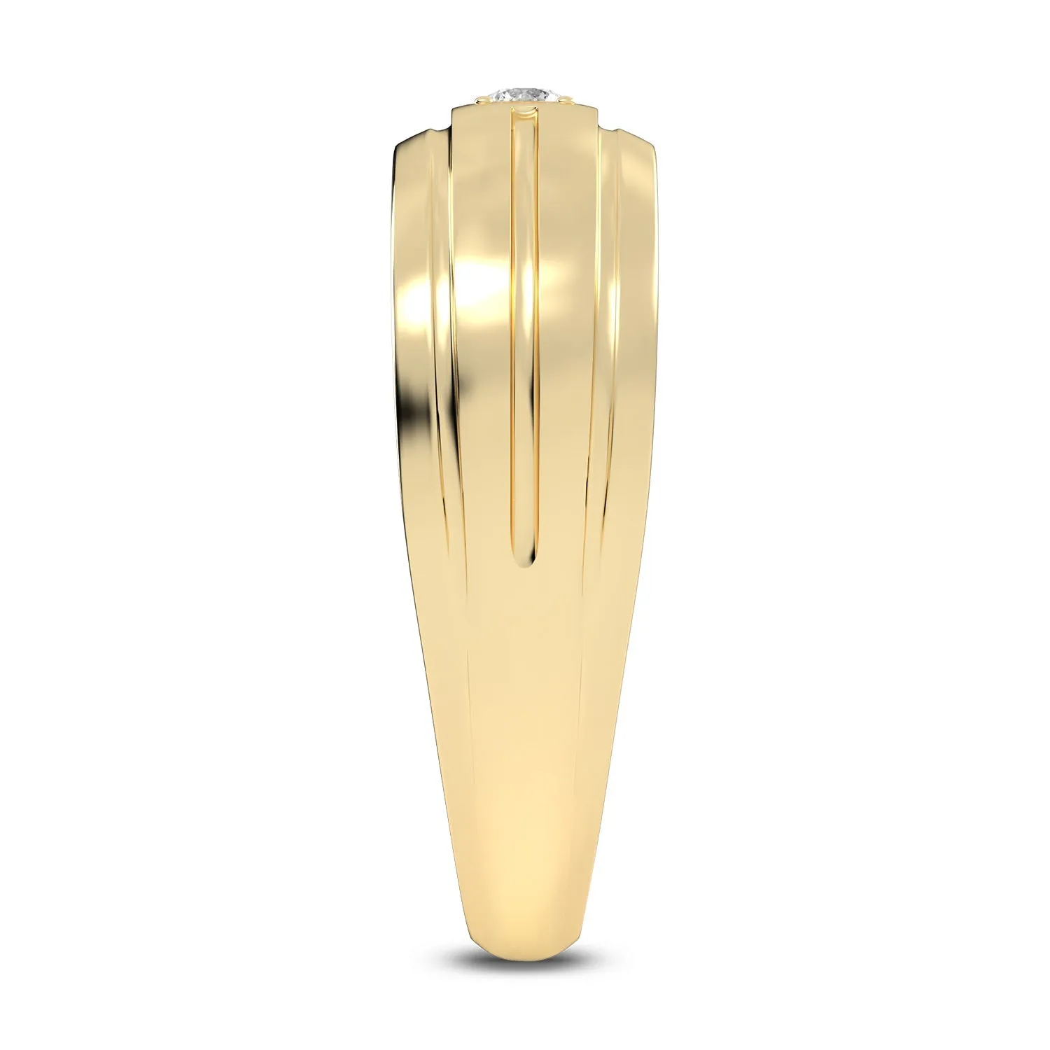 1-Stationed Round Diamond Band