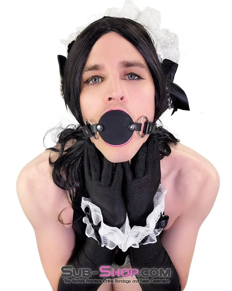 2553AE-SIS      Lace Sissy Beaded Serving Maid Headband