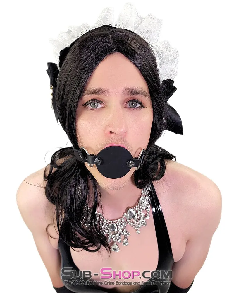 2553AE-SIS      Lace Sissy Beaded Serving Maid Headband