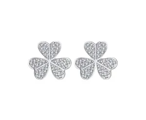 3 Leaf Diamond Earrings
