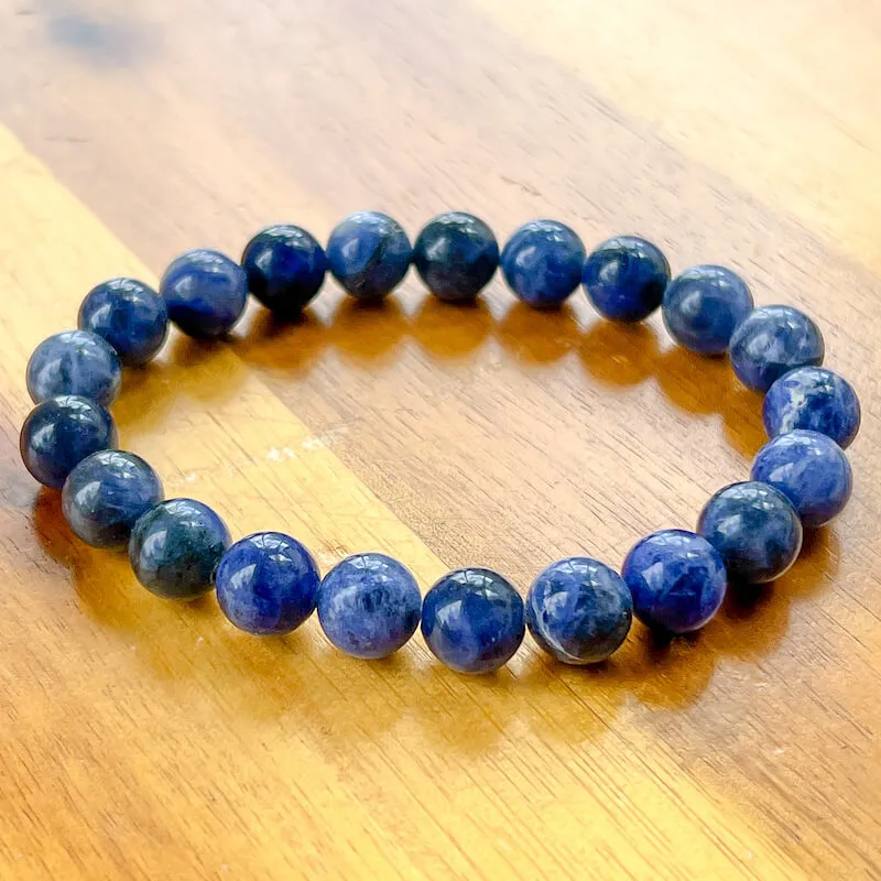 8 mm Gemstone Beaded Bracelet