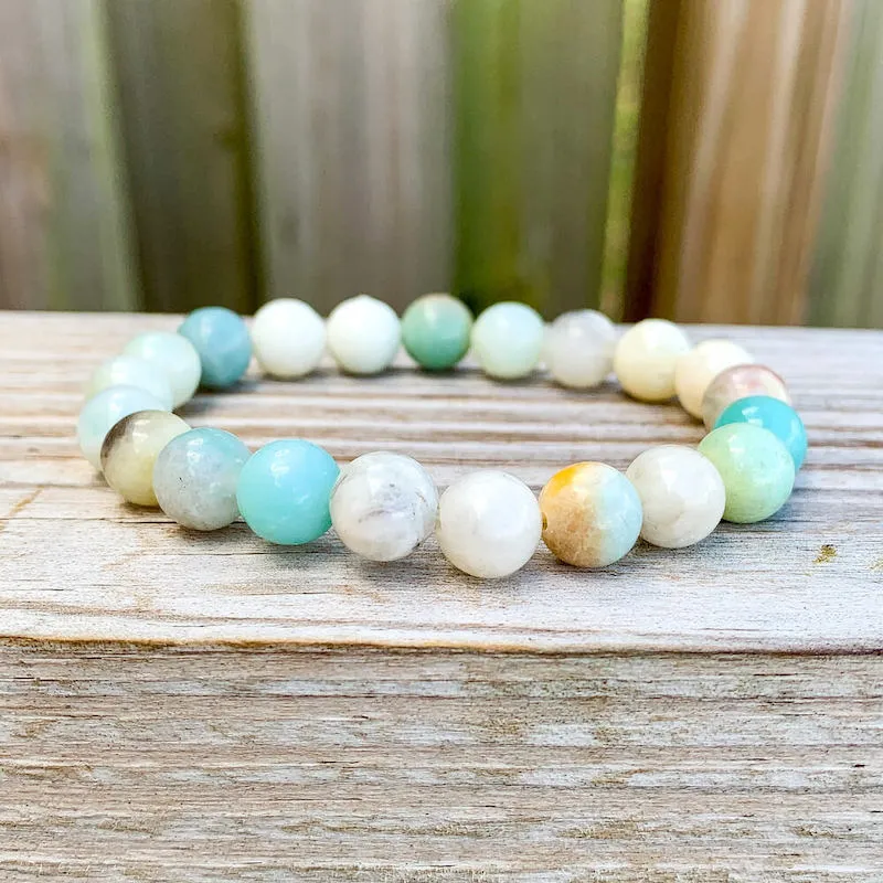 8 mm Gemstone Beaded Bracelet