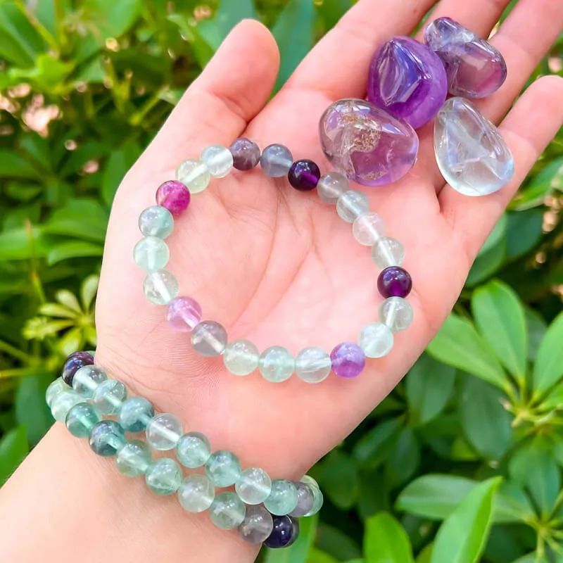 8 mm Gemstone Beaded Bracelet