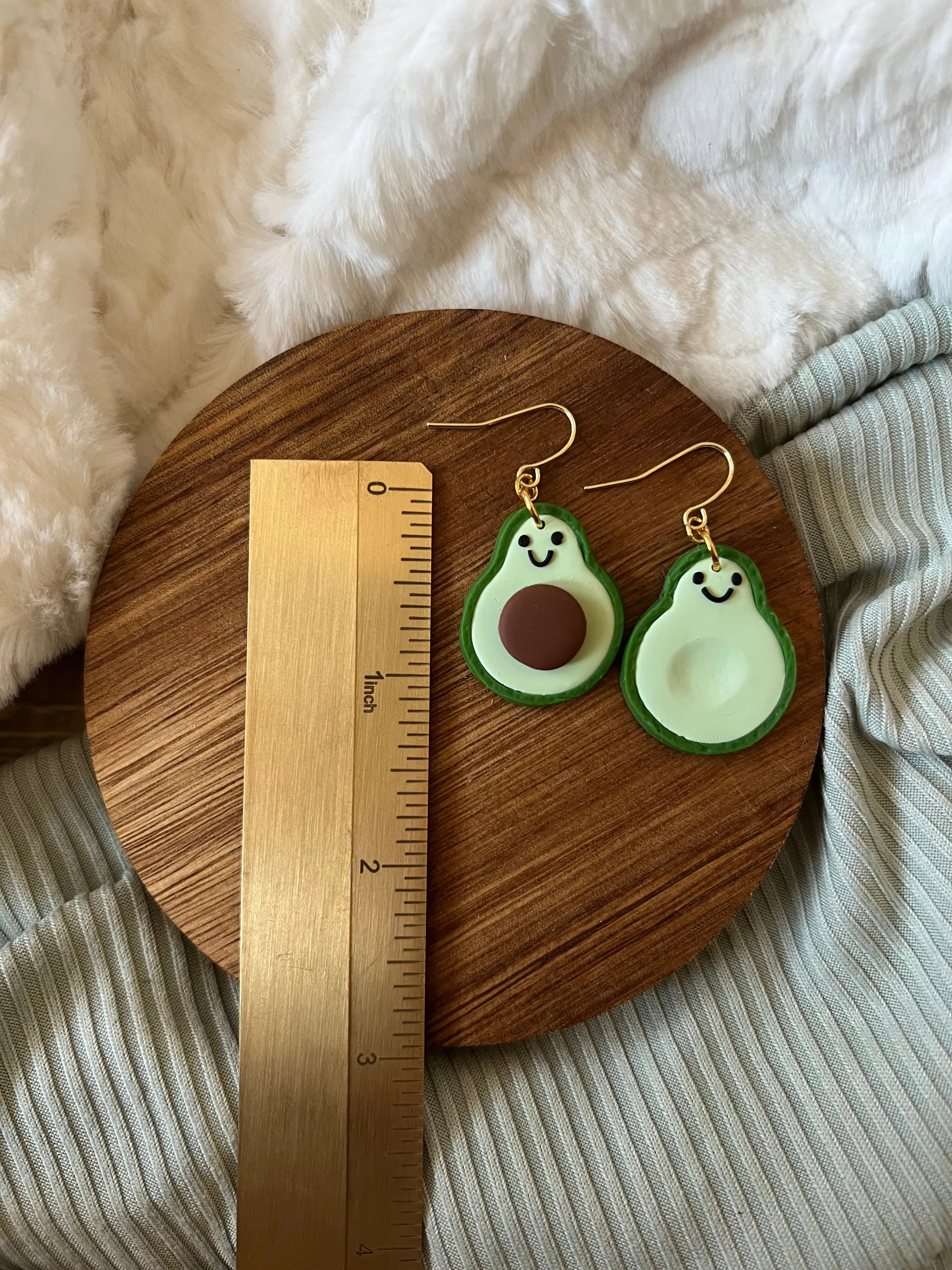 Ava the Avocado Earrings
