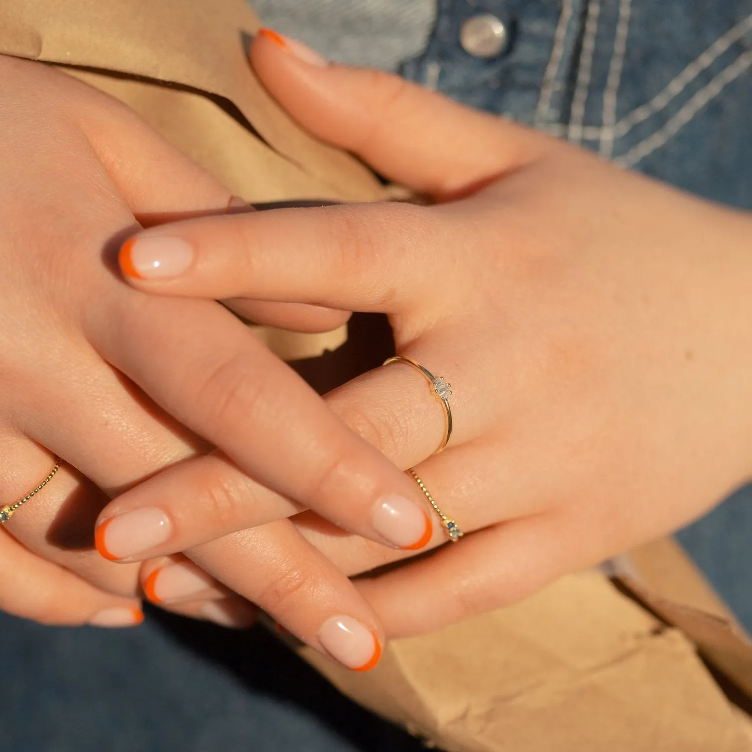 Bianca CZ Gemstone Cluster Ring