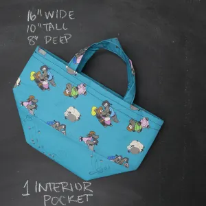 Bucket Tote Bag in Dirty Dancing Sheeple