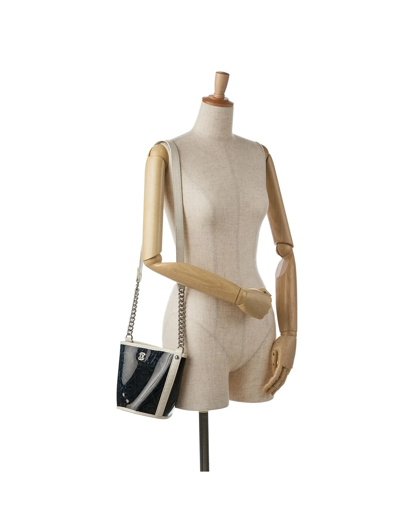 Camellia PVC Bucket Bag