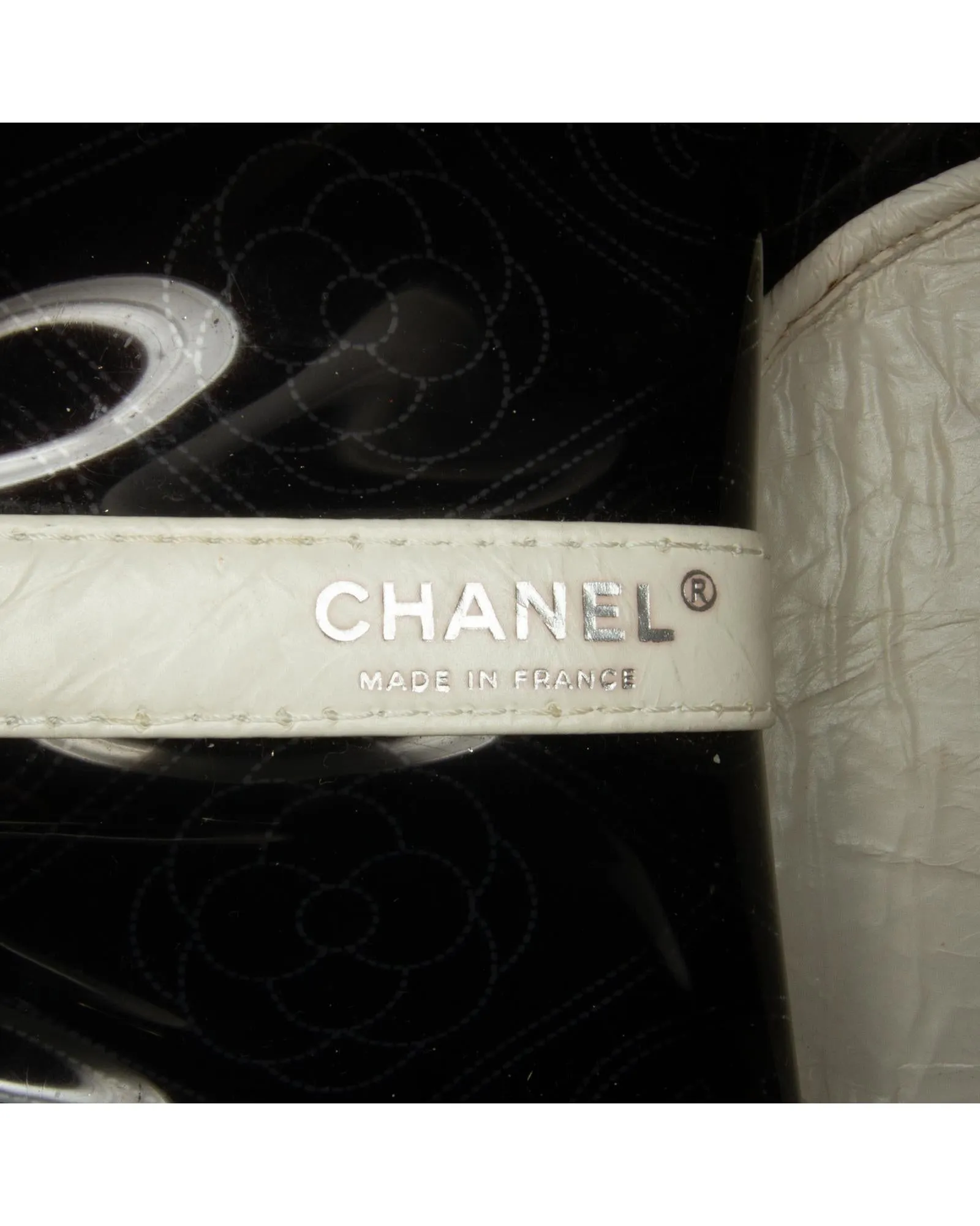 Camellia PVC Bucket Bag