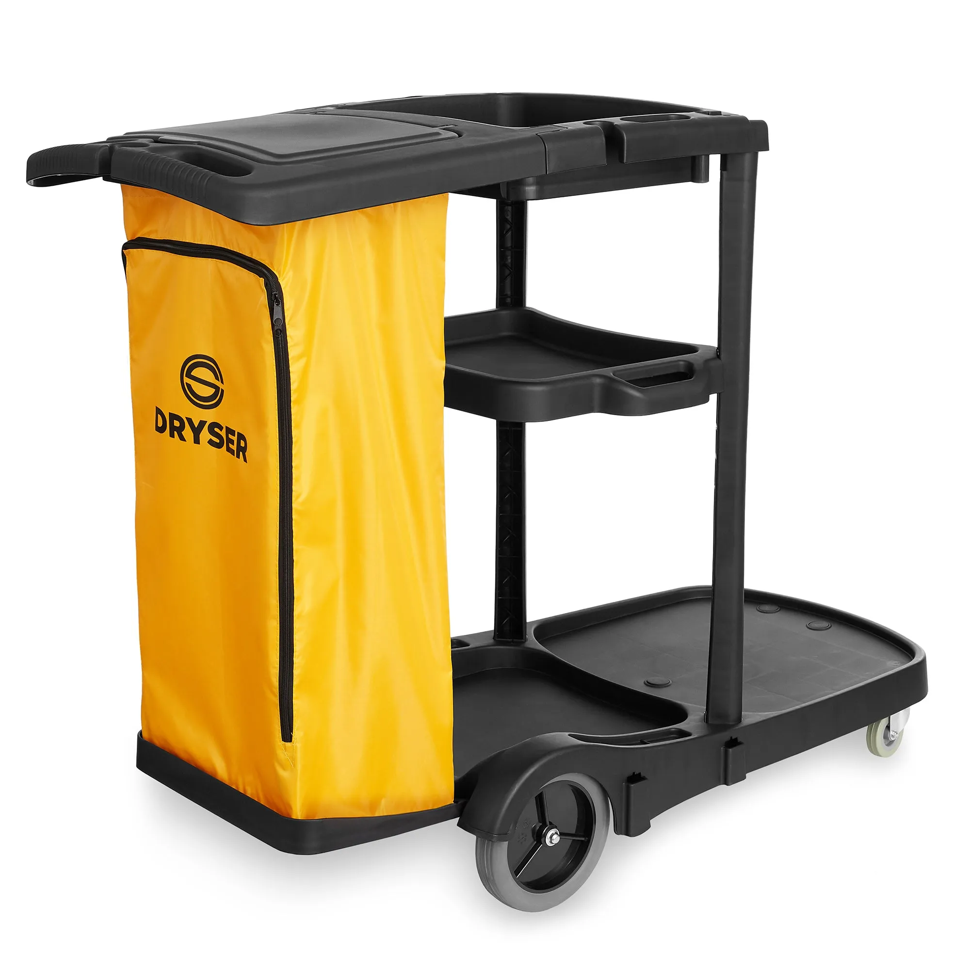 Commercial Housekeeping Caddy & Commercial Mop Bucket, 26 Qt. Yellow