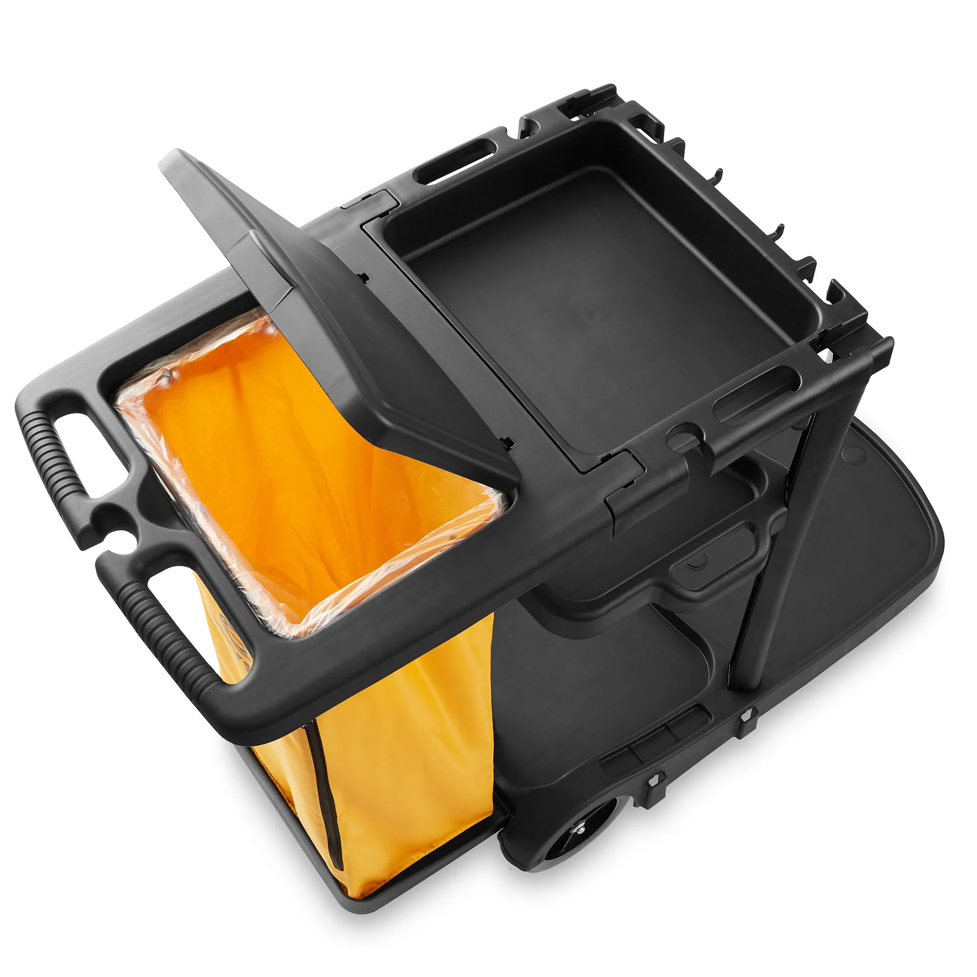 Commercial Housekeeping Caddy & Commercial Mop Bucket, 26 Qt. Yellow