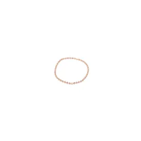Faceted Bead Chain Ring - Solid 14kt