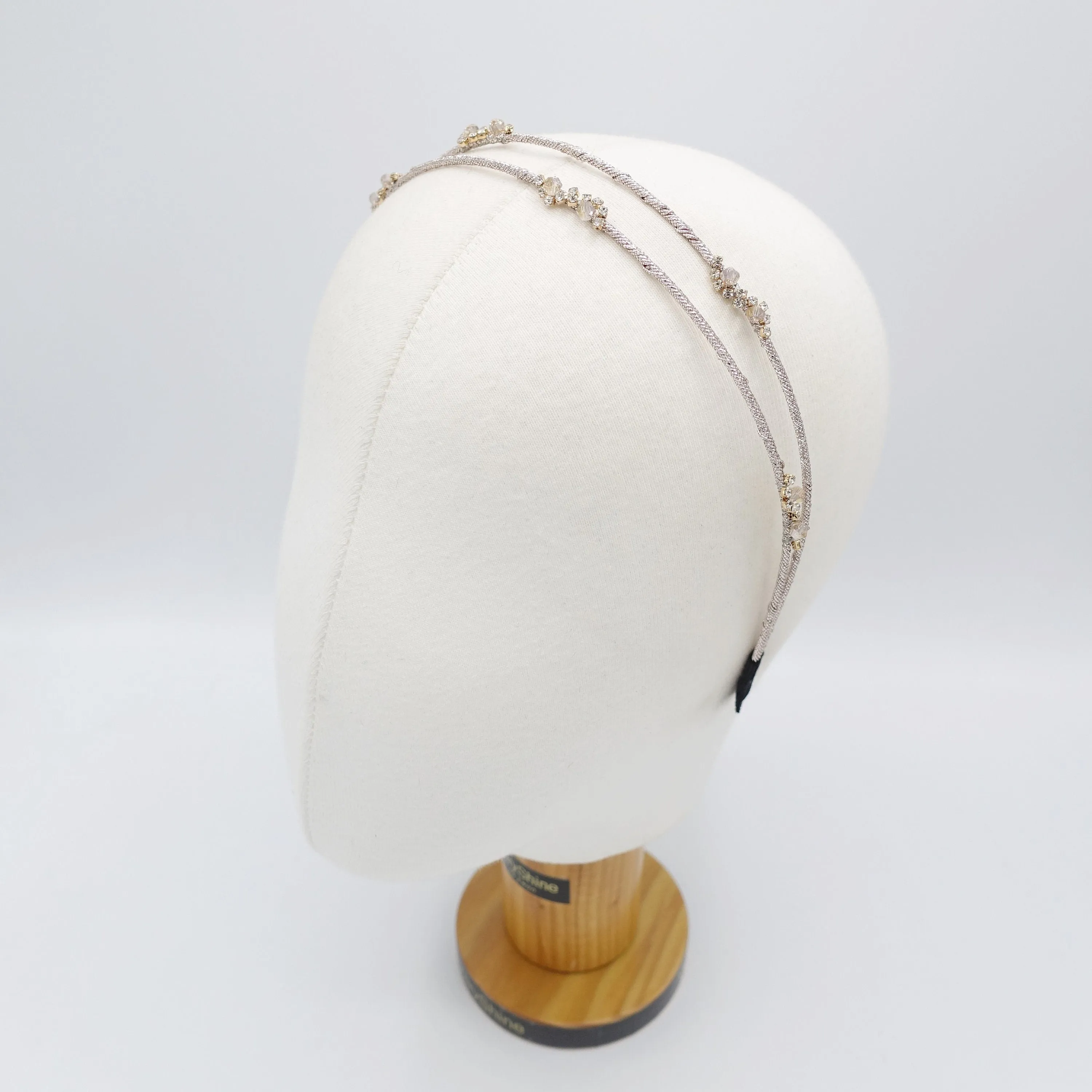 glitter double thin headband