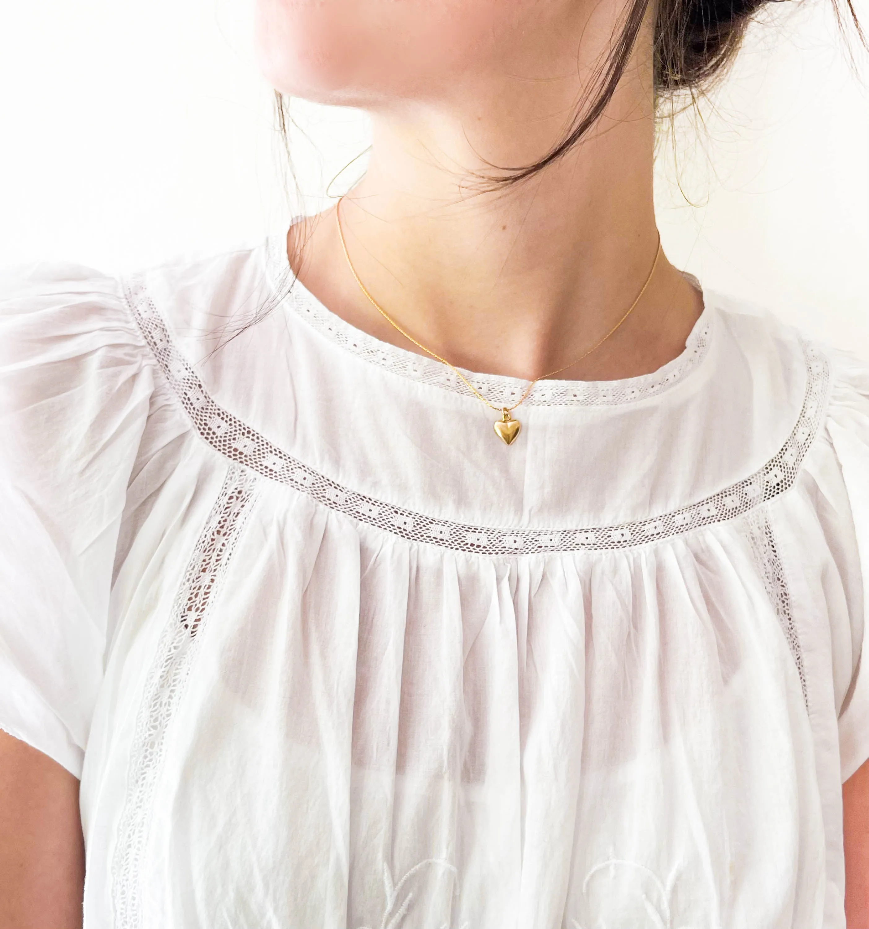 Gold Filled Charm Necklace with a Heart, Starfish or Sun  - WS