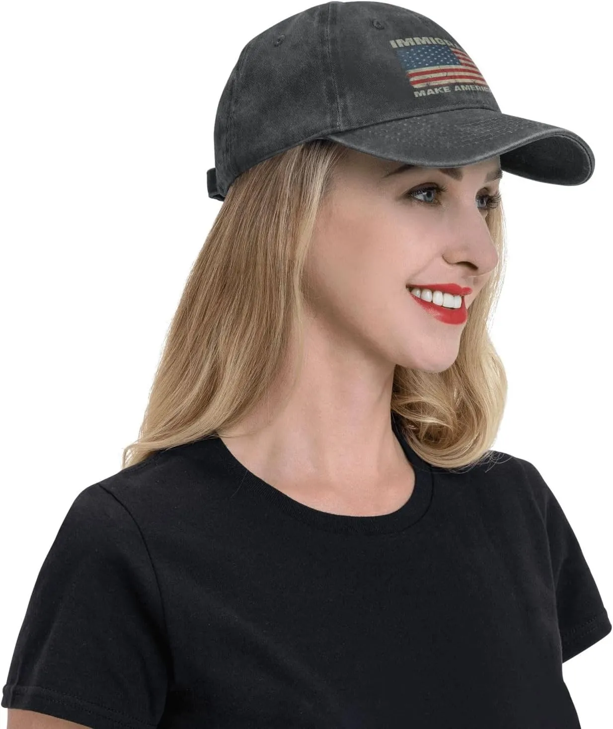 Gymini Immigrants Make America Great Hat Immigration Keep The America Trucker Hat Dad Baseball Cap