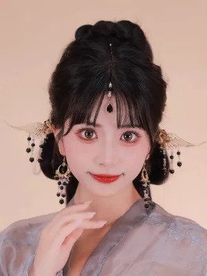 Hair Accessories Set: Dark Wings