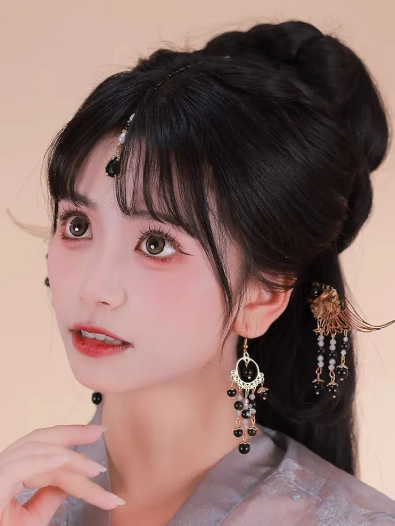 Hair Accessories Set: Dark Wings