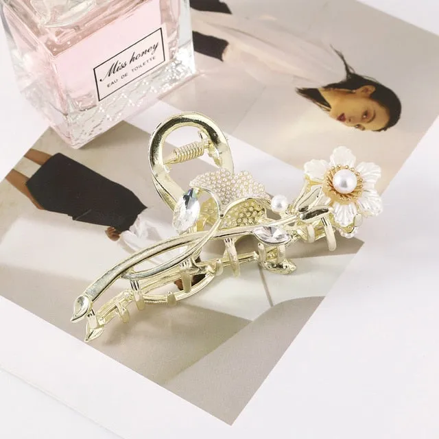 Hair Clip Women Fashion Pearl Tassel Clip Hairpin Hair Accessories
