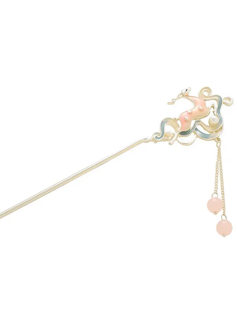Hair Stick: Rainbow Deer