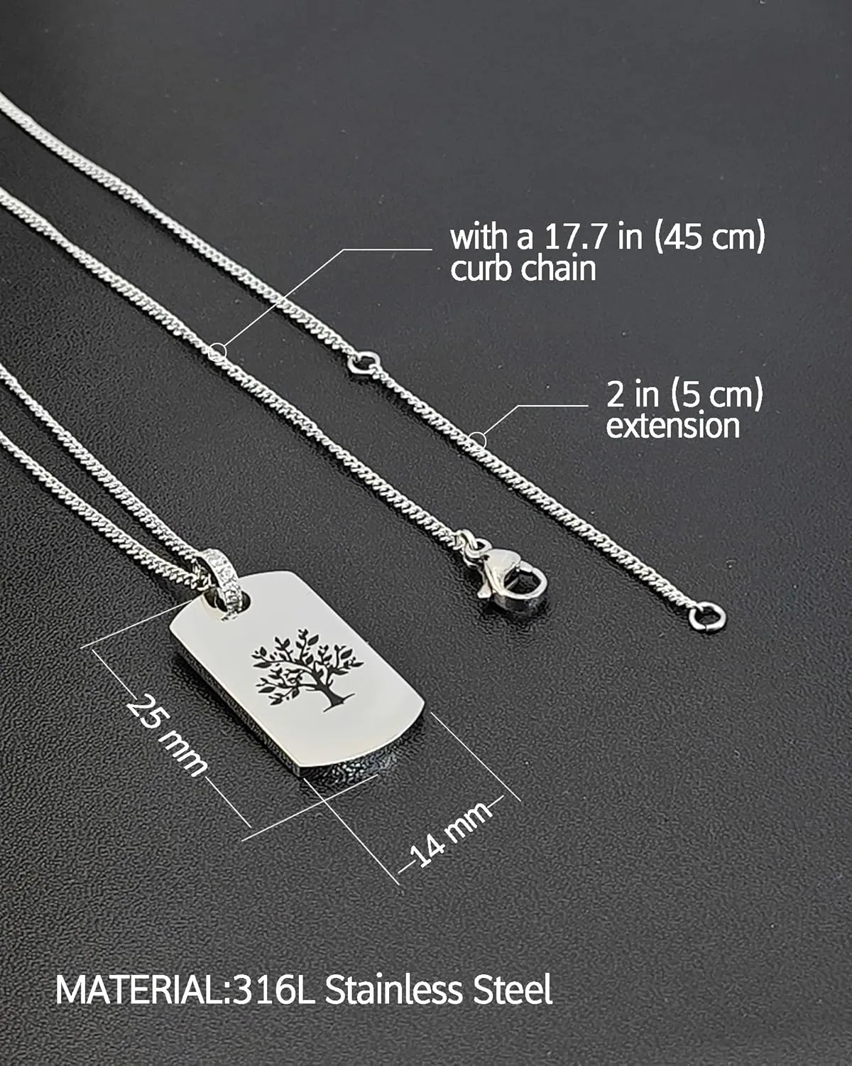 HOFOYA Birth Month Flowers Necklace - Charm Rose-Gold Engraved Flowers Pendant Inlaid With Zircon Necklace Birthday Jewelry Gifts for Women.