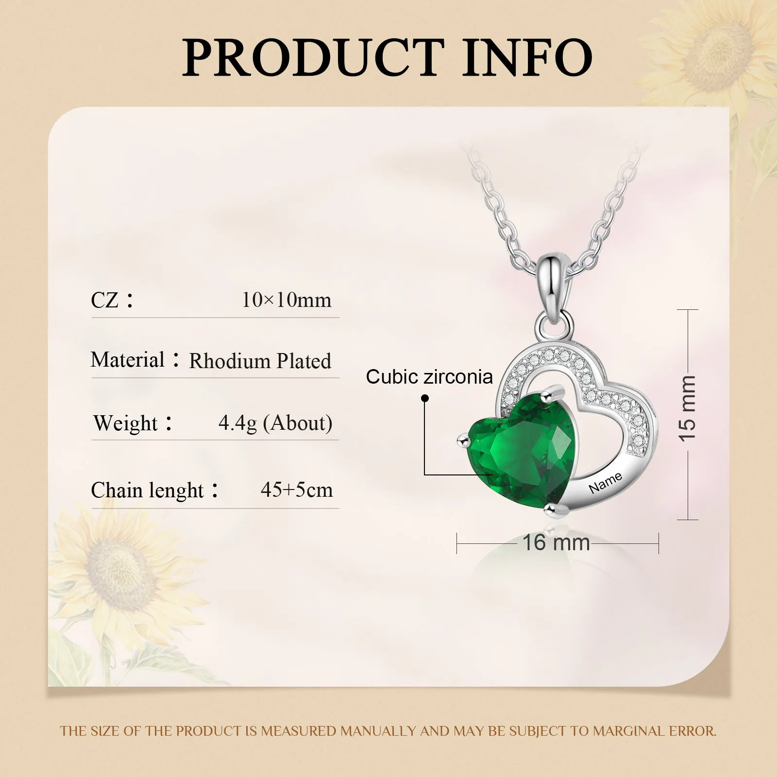 IYDR Custom Heart Necklace
