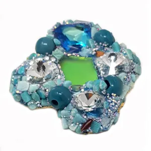 JEWEL TURQUOISE BROOCH