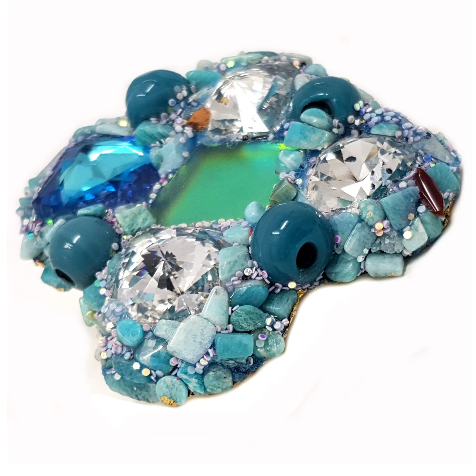 JEWEL TURQUOISE BROOCH