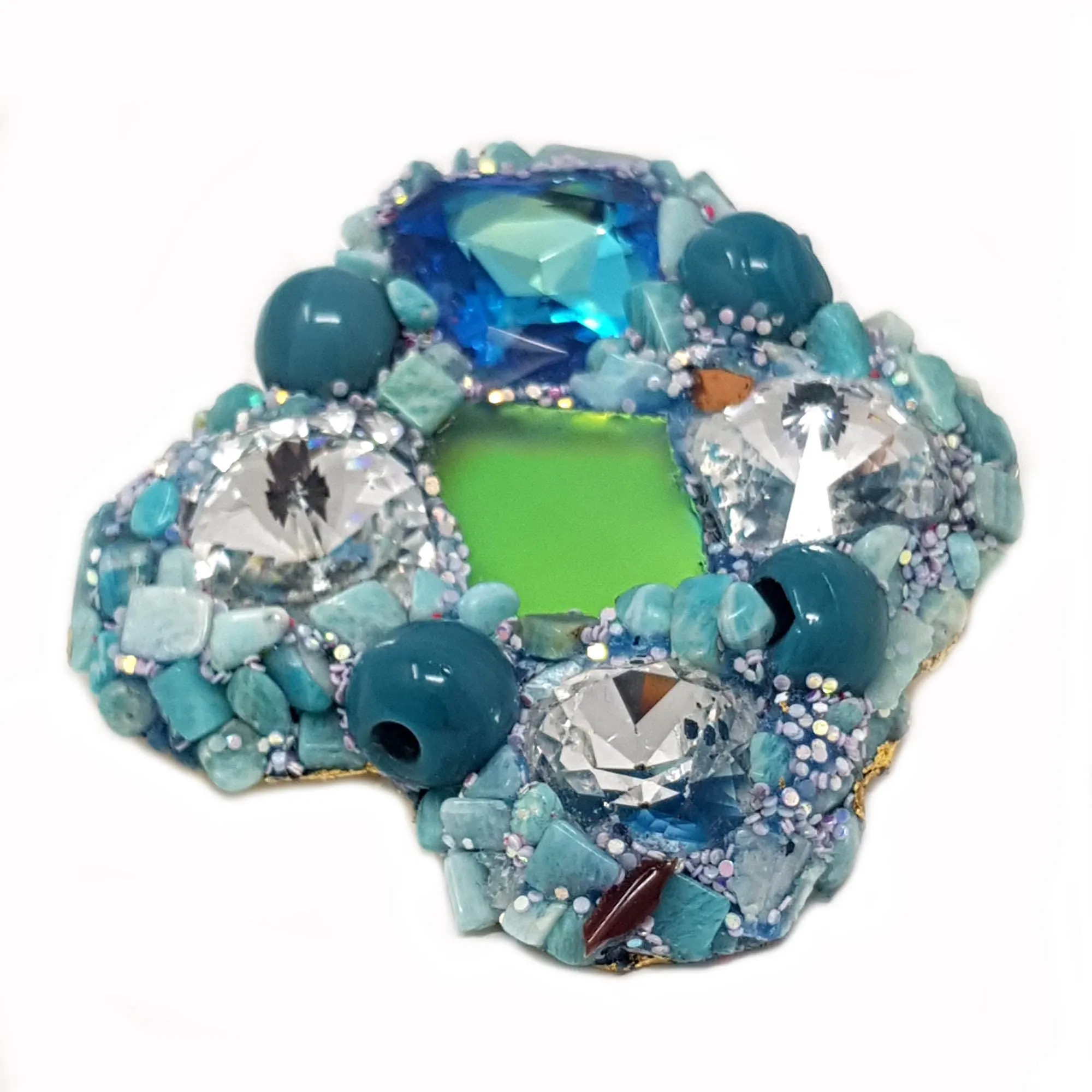 JEWEL TURQUOISE BROOCH