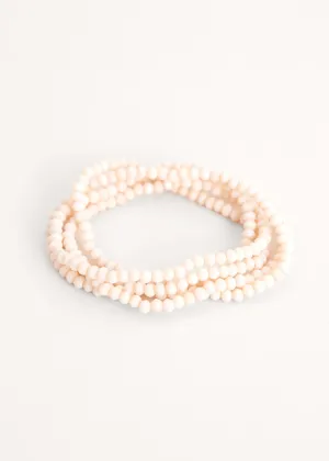 JULI CRYSTAL NECKLACE - BLUSH
