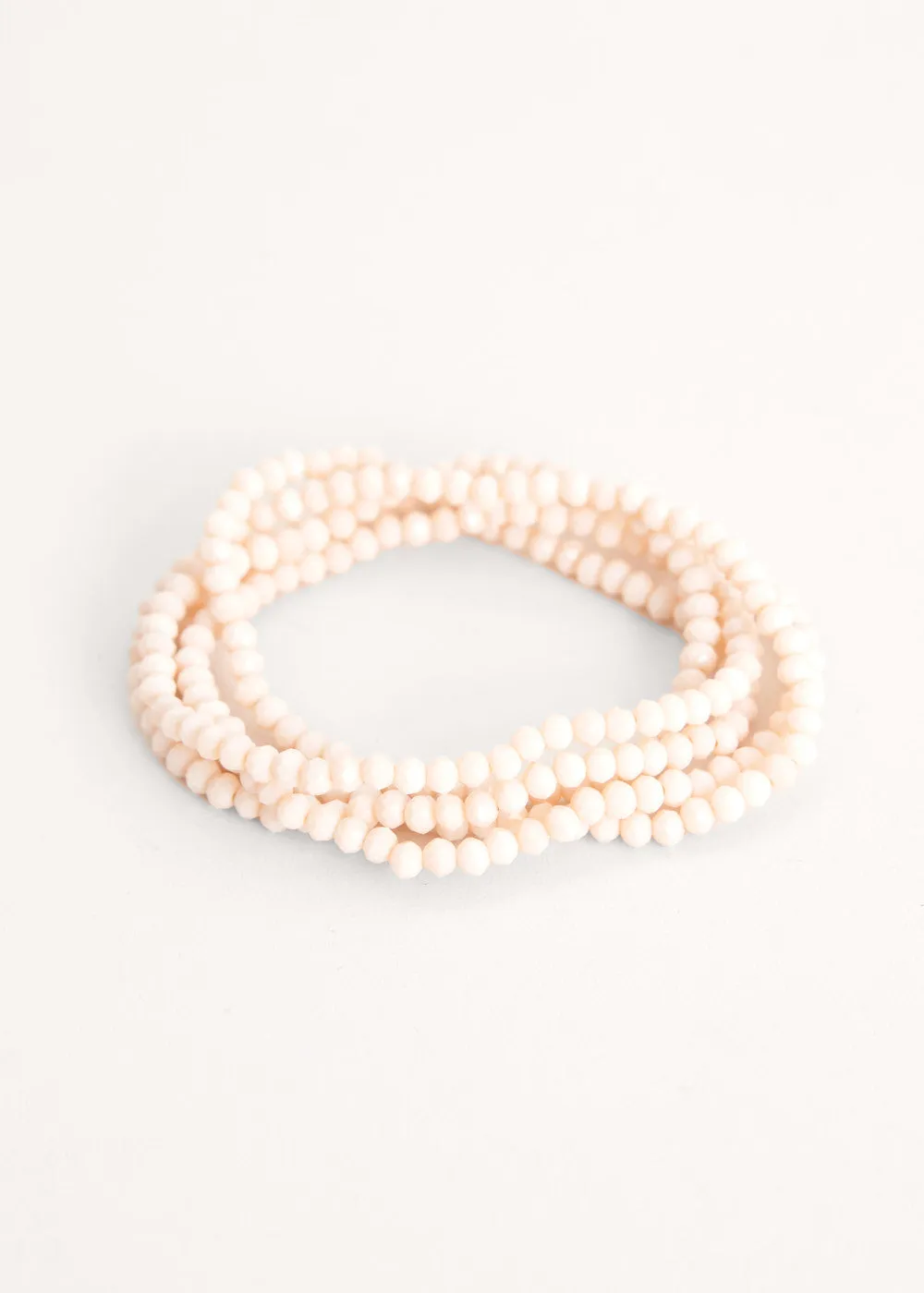 JULI CRYSTAL NECKLACE - BLUSH