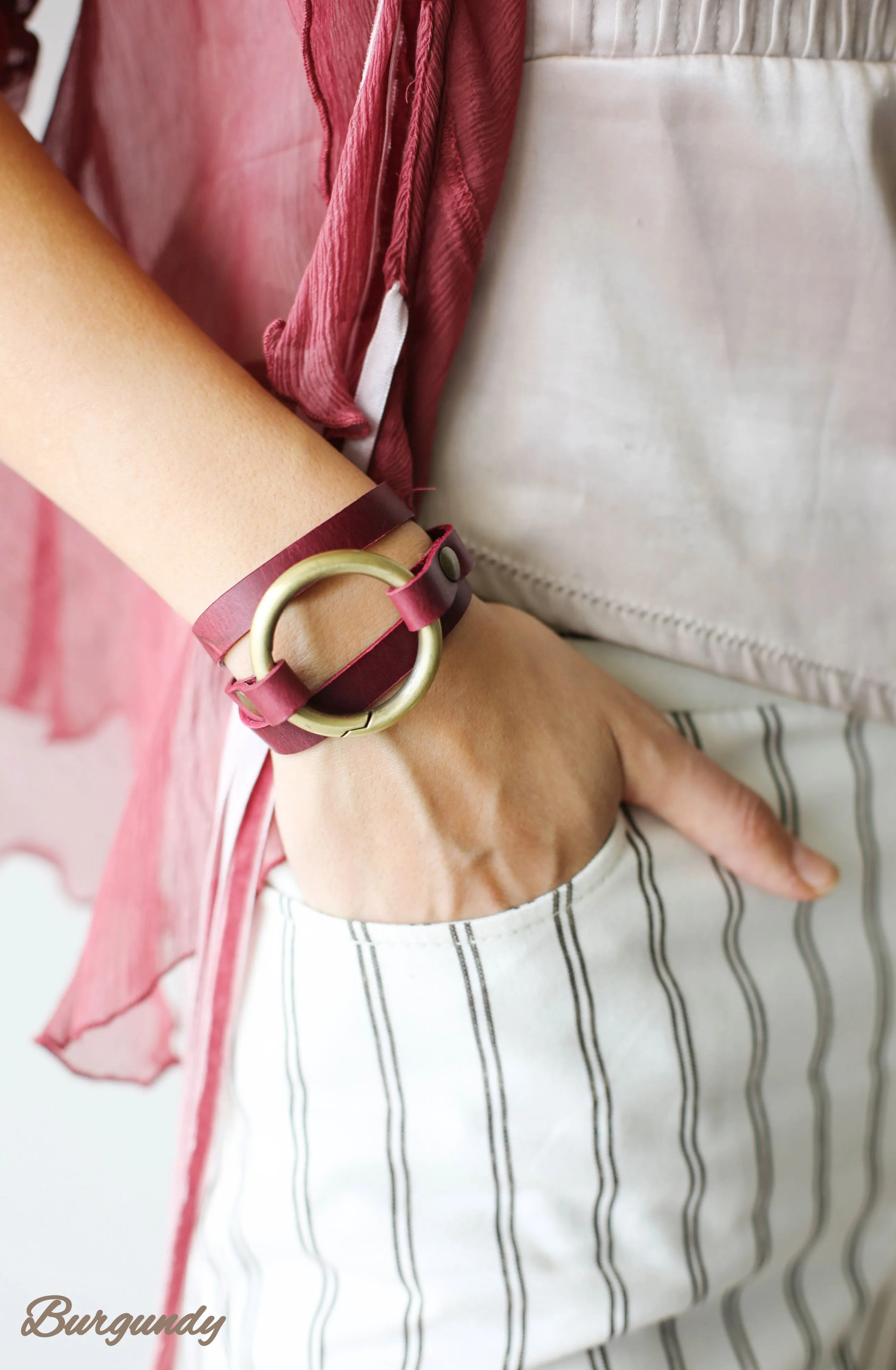 Leather Bracelets - All colors