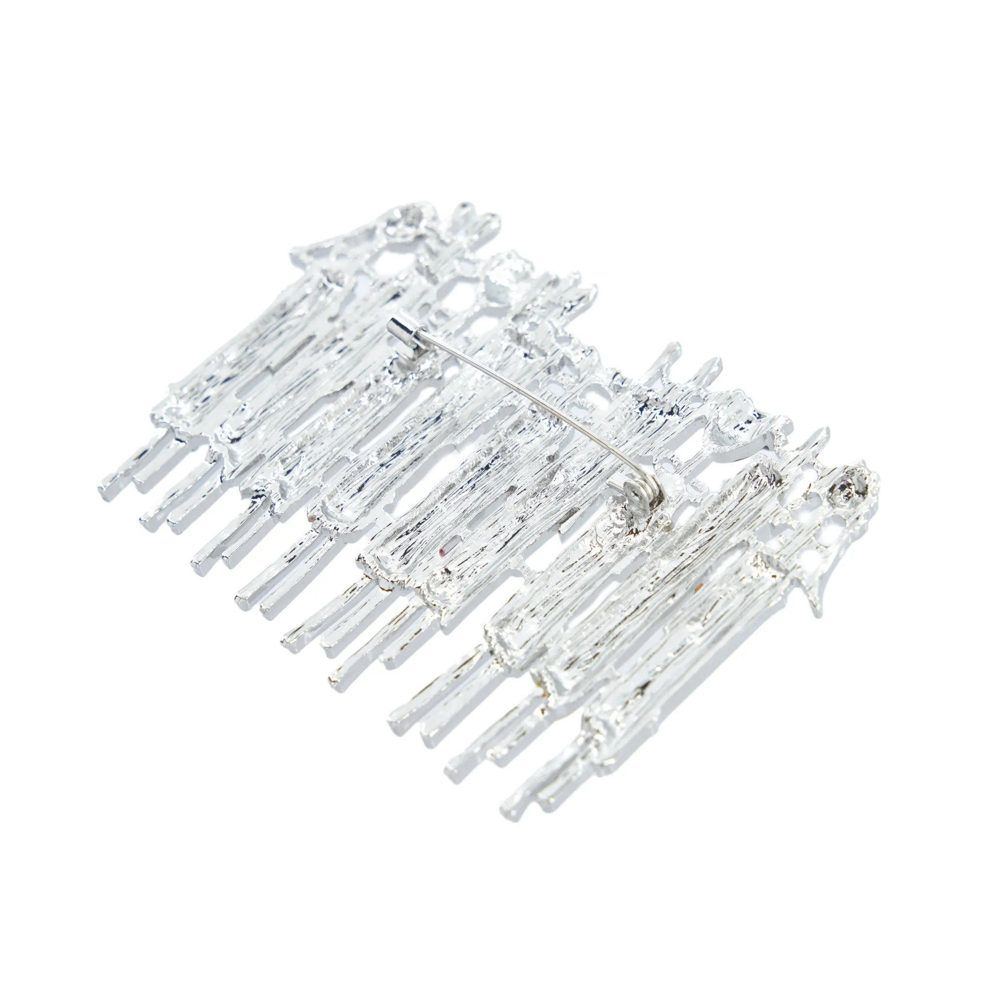 Maasai Sherrie Brooch - Silver