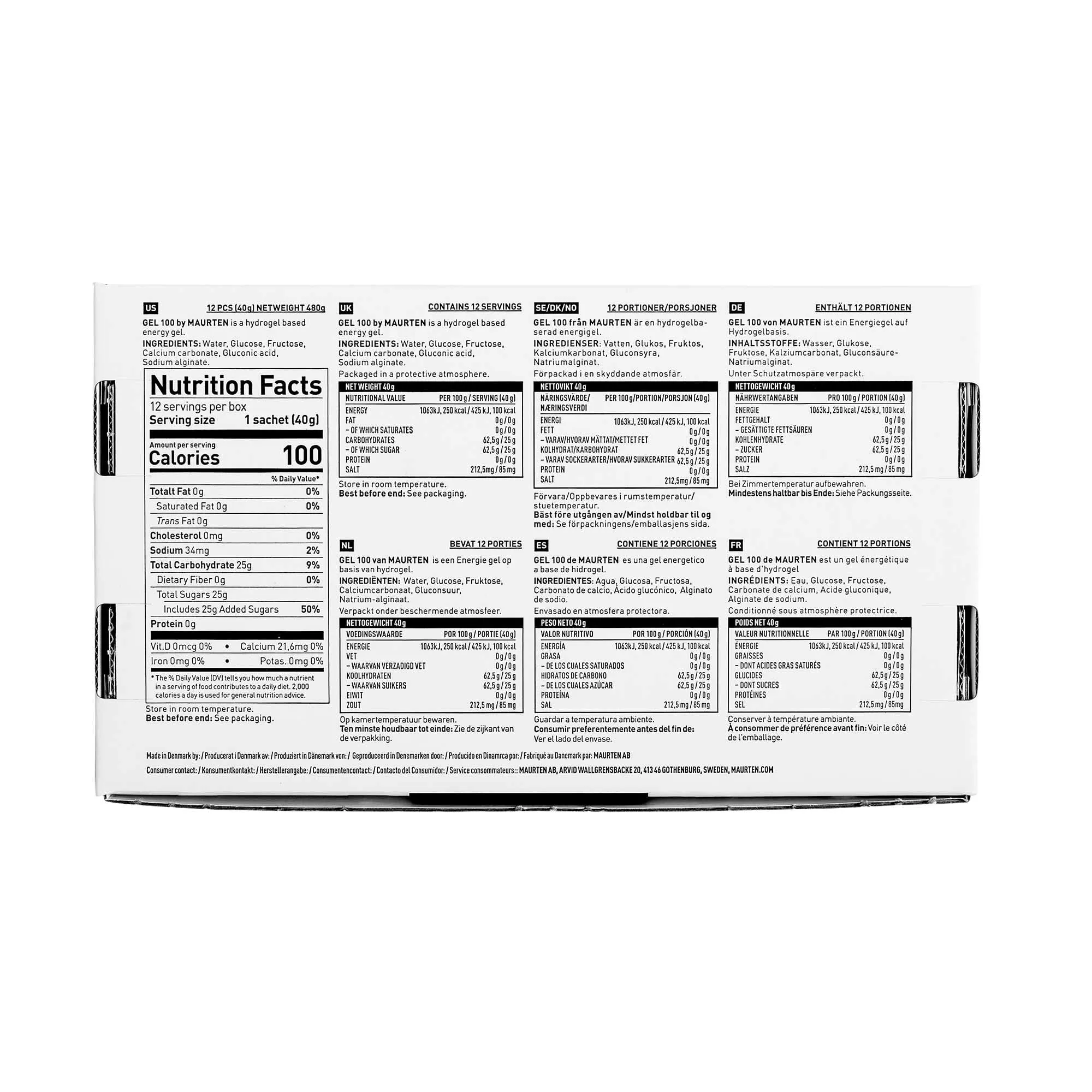 Maurten | Gel 100 Box - 12 Servings