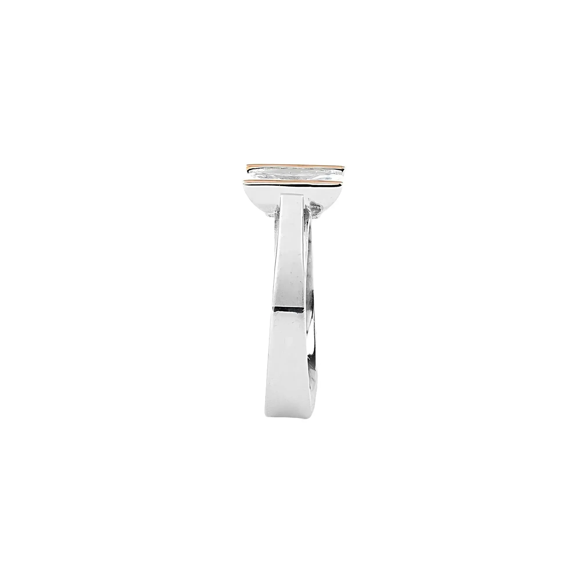 Minimalist CZ Band Ring