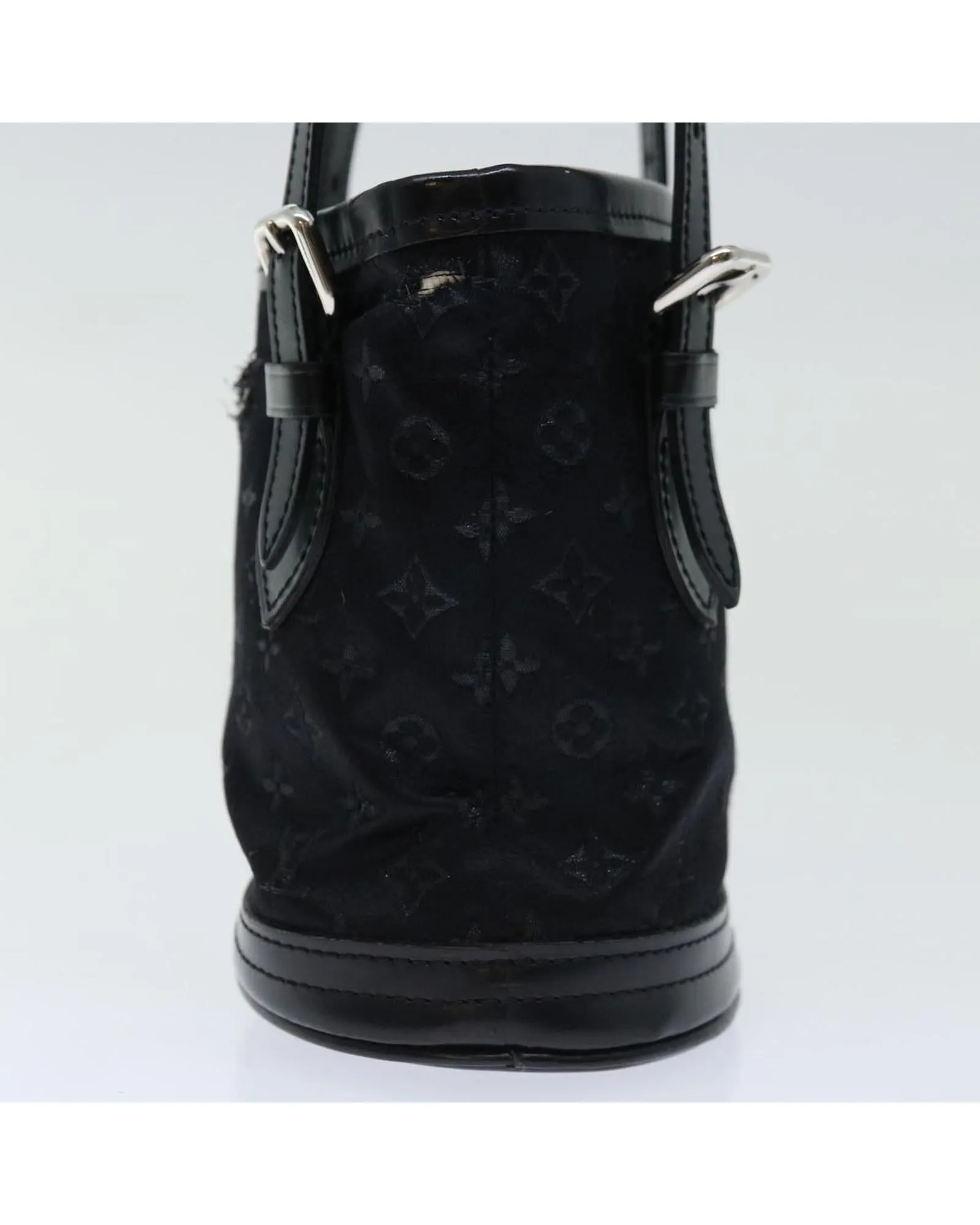 Monogram Satin Little Bucket Pouch Authenticated by LV