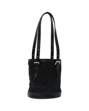 Monogram Satin Little Bucket Pouch Authenticated by LV