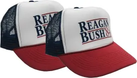 Promotion & Beyond Reagan Bush '84 Campaign Adjustable Unisex Adult Hat Cap 80s Outfit Halloween Costume Cosplay Accessory
