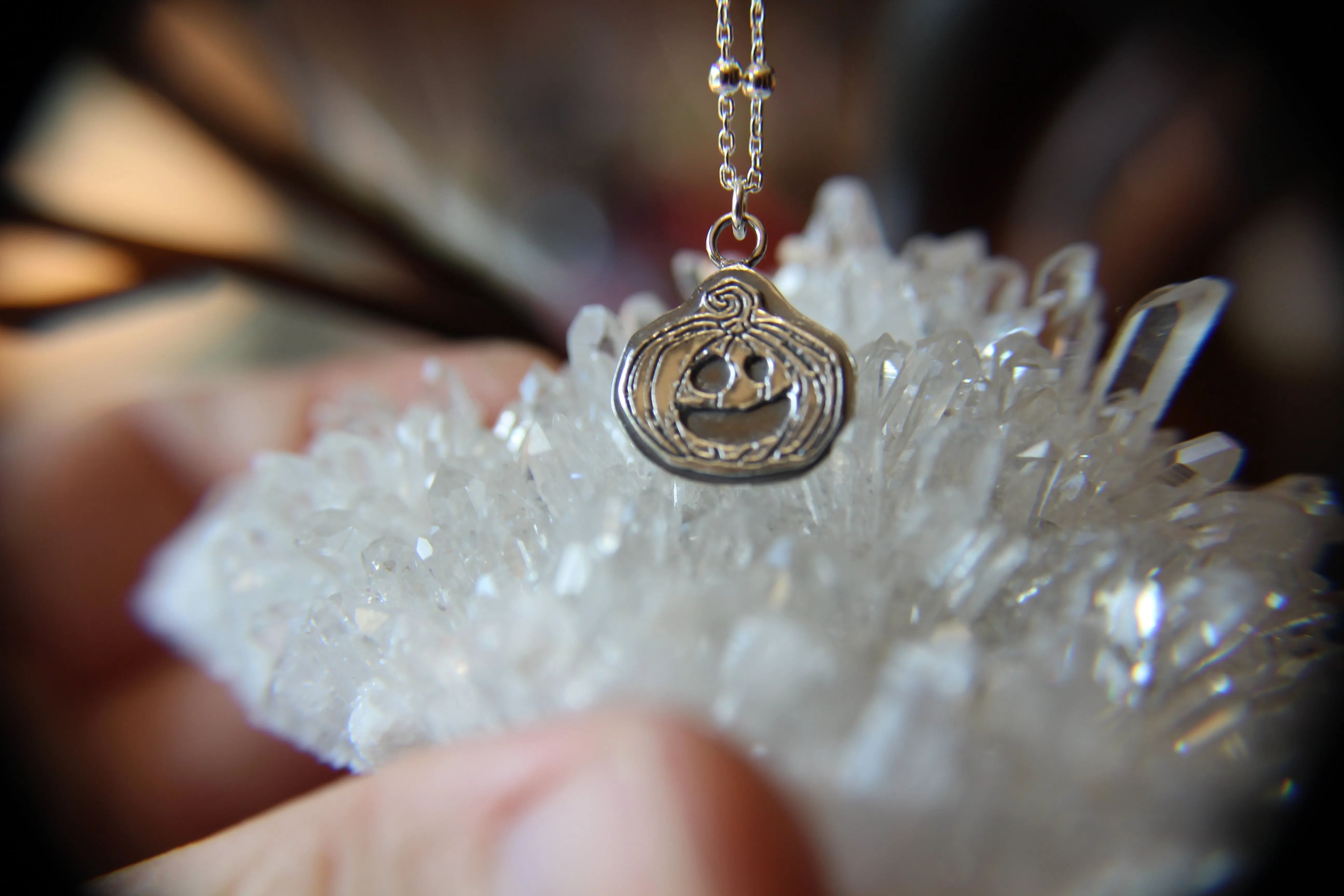 Pumpkin Necklace, Halloween Pumpkin Necklace, Pumpkin Jewelry, Halloween Jewelry, Spooky Pumpkin Necklace, Gift
