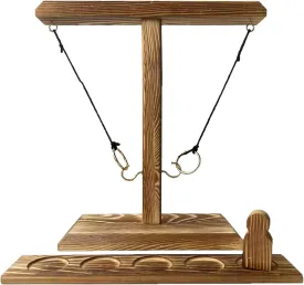 Ring Toss Games, Wooden Hook and Ring Game, Outdoor Indoor Yard Games, Home Party Patio Games