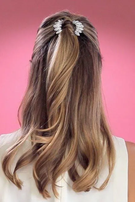 ROMANTIC ROSE HAIR COMB set ($270 value)