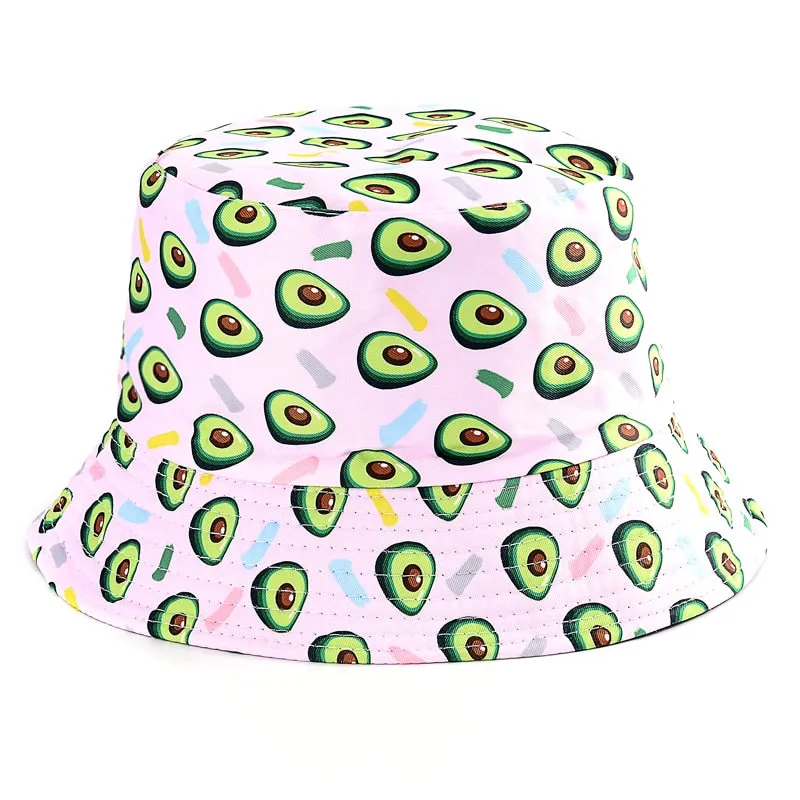 Summer Cartoons Graffiti Bucket Hat For Women Men Outdoor Foldable Bob Fisherman Hat Girls Boys Gorros Panama eSun Hat