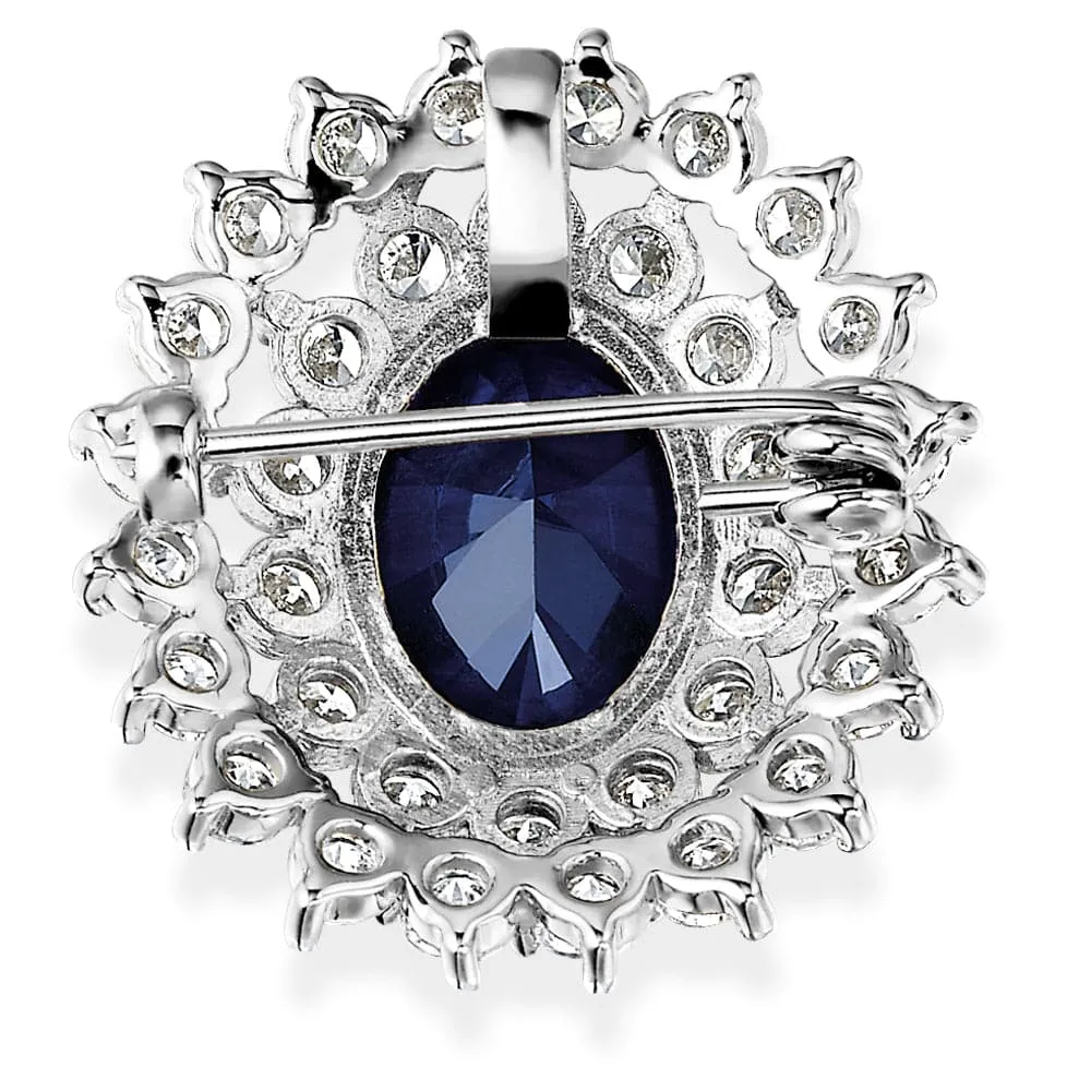 Tru-Sapphire Royal Brooch