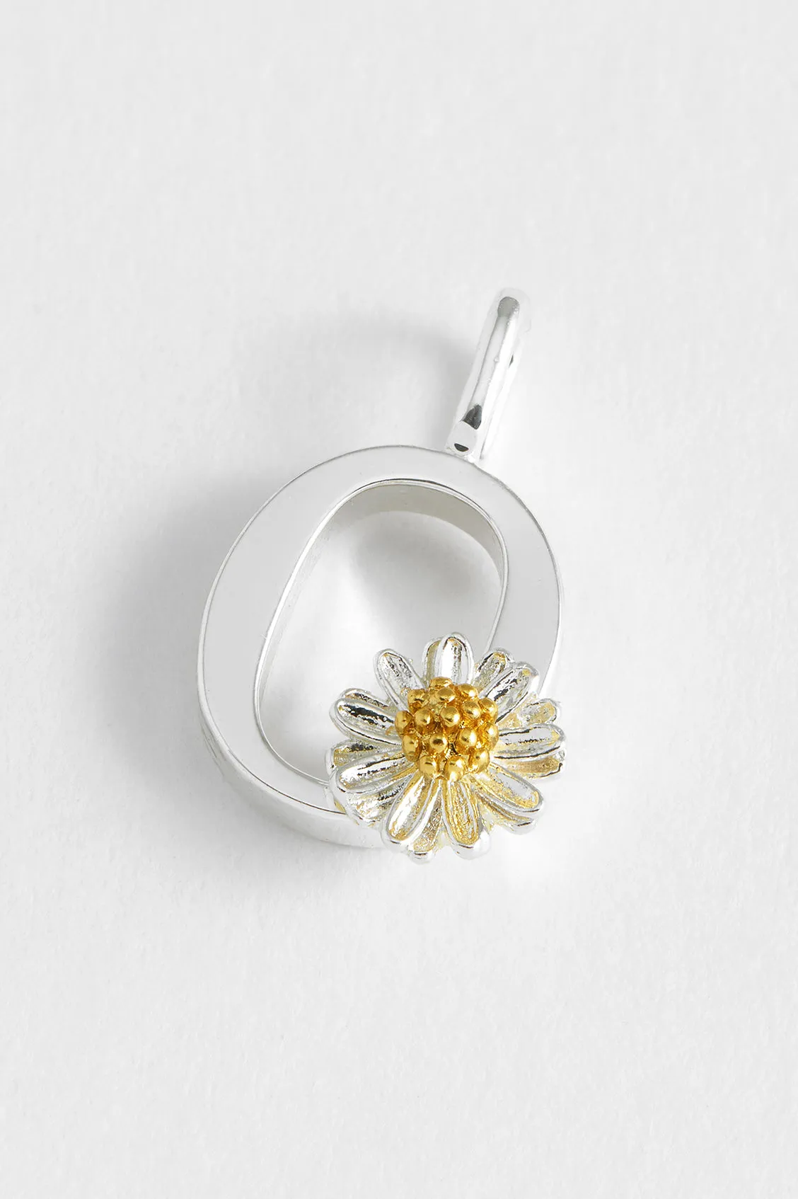 Wildflower Initial Charm